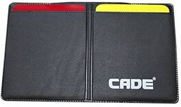 Set tarjetas árbitro fútbol