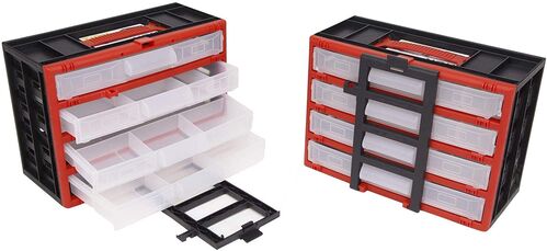 Caja herramientas modular 4 cajones 31 x 16.5 x 22 cm