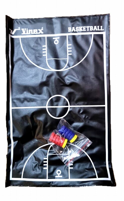 Pizarra baloncesto negra magnética 40 x 23 cm