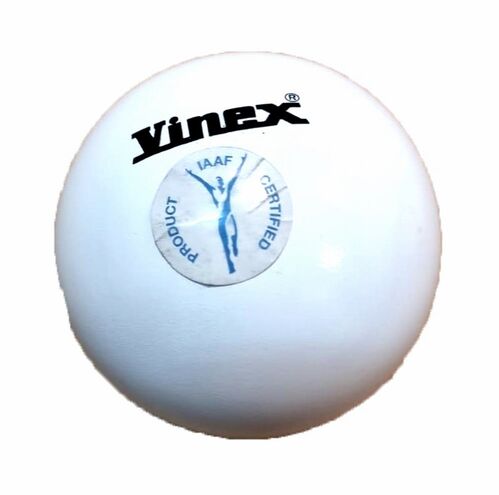 Bola peso hierro fundido blanca entrenamiento 4 kilos