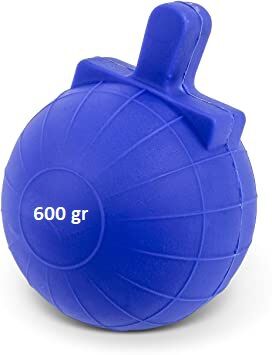 Bola lanzamiento jabalina azul 600 gr