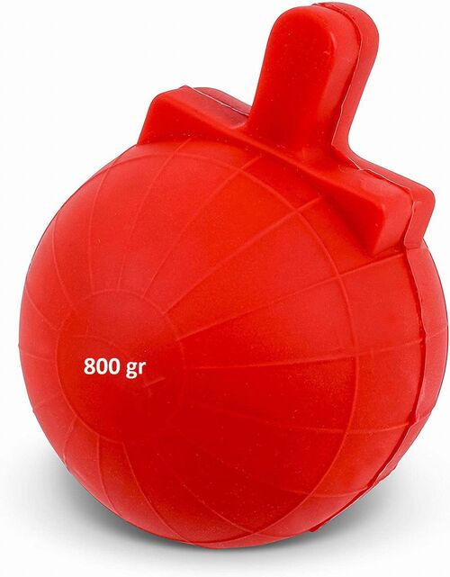 Bola lanzamiento jabalina roja 800 gr