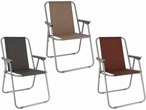 Silla playa plegable Oxford 75 x 43 x 53 cm