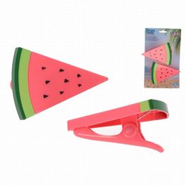 Set 2 pinzas toalla Sandía 12 x 8 x 5 cm