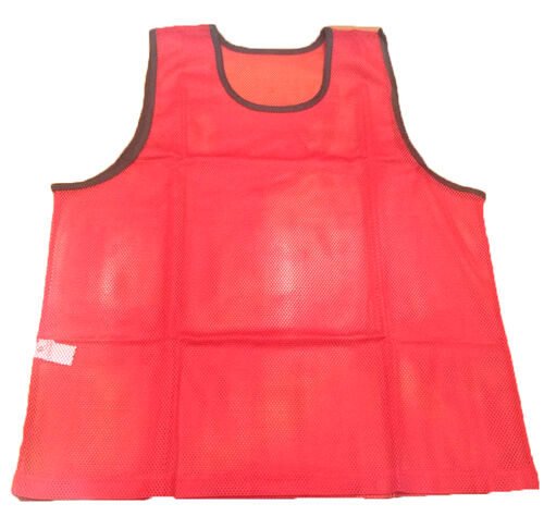 Peto entrenamiento transpirable reversible 73 x 60 cm ROJO