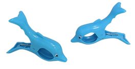 Pinza azul Toalla 12 x 8 x 2.5 cm