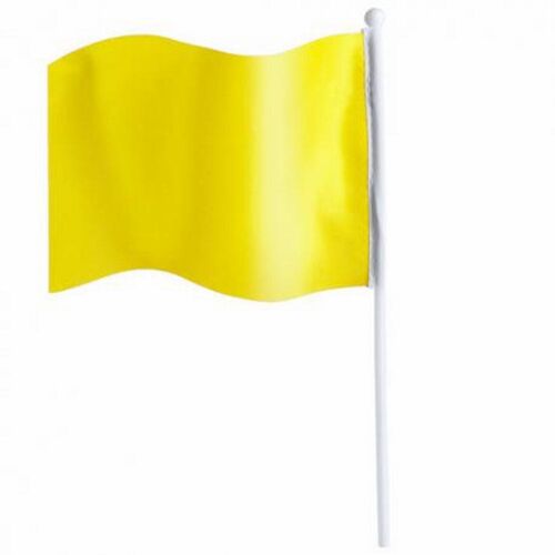 Banderín amarillo atletismo 54 x 41 x 41 cm
