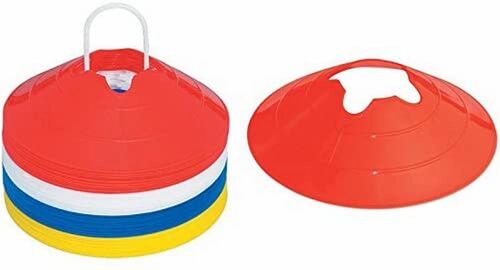 Set 40 conos 19 cm varios colores con soporte metal