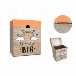 Cofre naranja Dream Big 17 x 11 x 20 cm