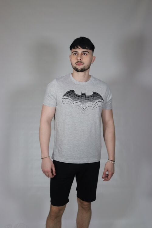 Pijama verano adulto Batman gris