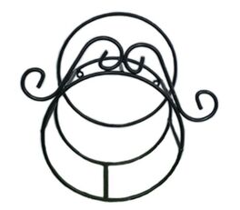 Recoge manguera forja negro