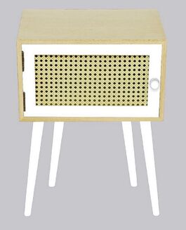 Sinfonier madera 1 puerta blanca 40 x 33 x 55 cm