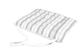 Cojín silla Rayas/Liso 40x40x7cm