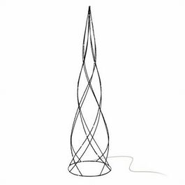 Pirámide decorativa metal led 60 cm