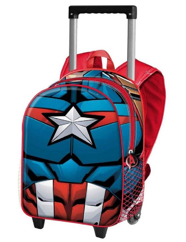 Implementar col china huella Mochila trolley Capitán América Civil War Marvel 23x31x48.5 cm - Tienda  online