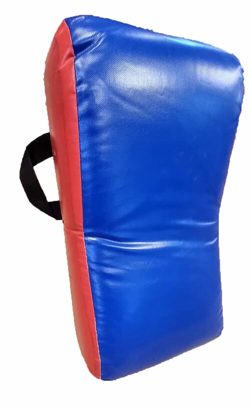 Escudo entrenamiento Rugby azul y rojo 75 x 20 cm