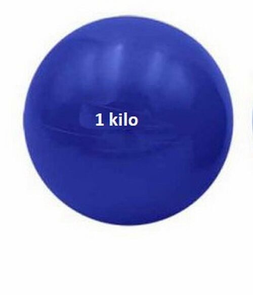 Bola lanzamiento jabalina azul 1 kilo