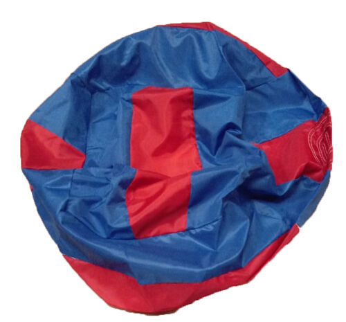 Balón hinchable fútol 16" azul y rojo