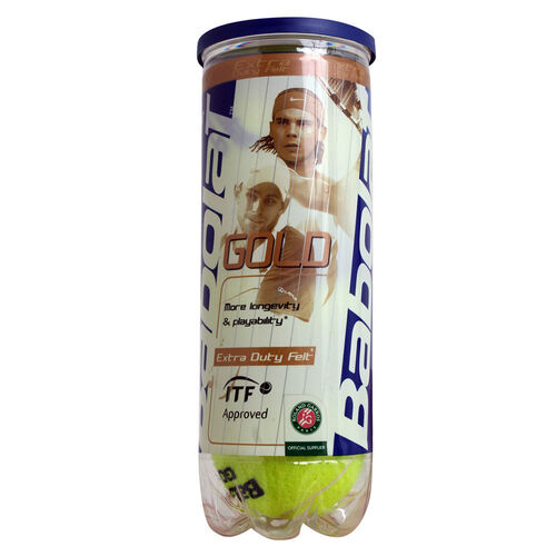 Set 3 pelotas Tenis Babolat Gold