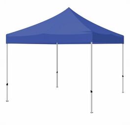 Carpa plegable 3x3 m hierro techo azul diámetro patas 3 x 3 cm