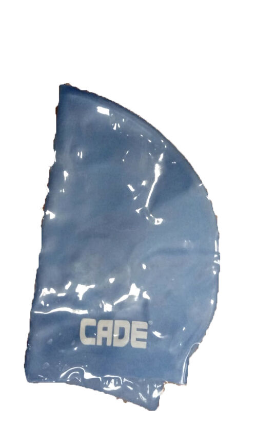Gorro piscina silicona ajustable azul