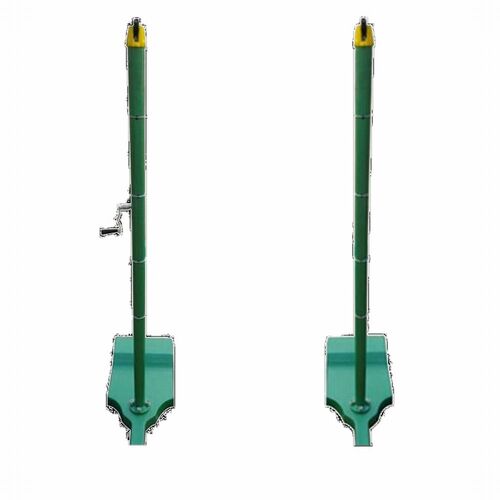 Set dos postes fijos red Badminton profesional portátil con tensor