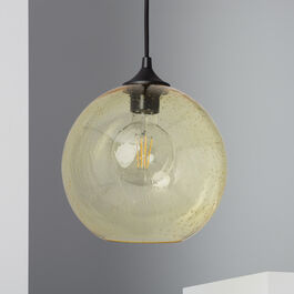 Lámpara colgante Mabre color amarillo 25 x 25 cm