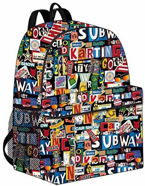 Mochila infantil Carteles 35 x 27 cm