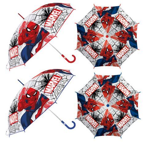 Paraguas Eva Transparente Spiderman Manual