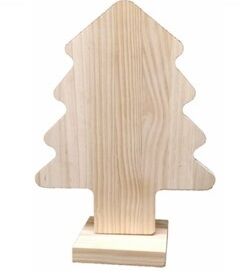 Salvamantel Rústico Arbolito madera 24 x 30 cm