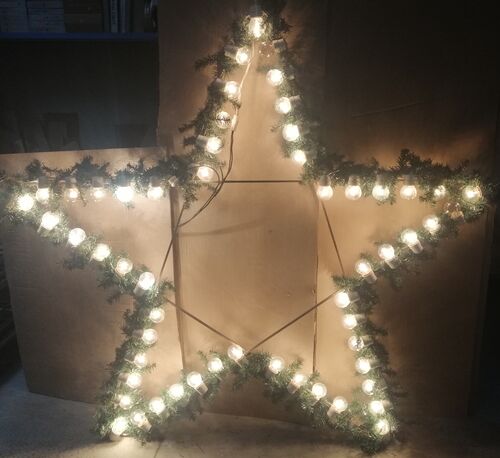 Estrella decoracin Ornamental Vintage 140 x 135 cm