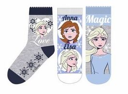 Pack 3 calcetines grises Frozen II