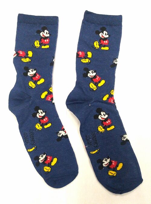 Calcetines adulto Mickey Mouse Disney Disney Talla 40-46