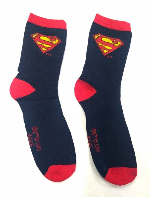 Calcetines adulto Superman Dc Comics Talla 40-46