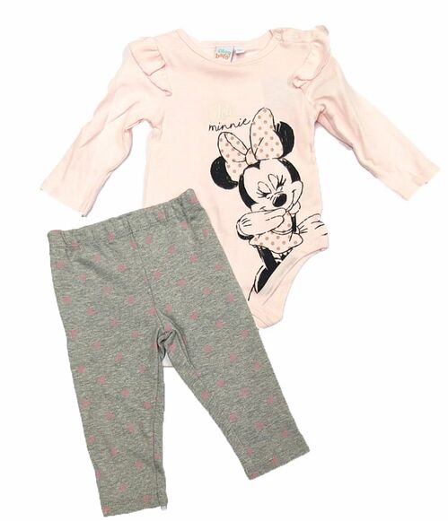 Conjunto rosa beb invierno Minnie Mouse Disney