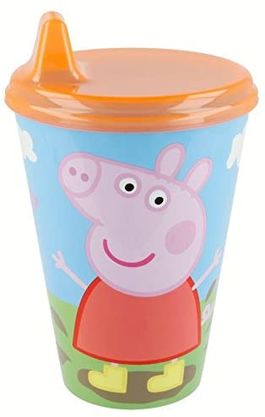 Vaso tapa Peppa Pig 430 ml