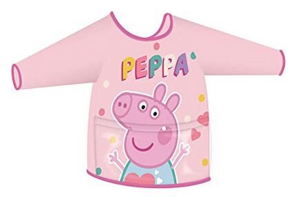 Delantal con mangas PVC Peppa Pig