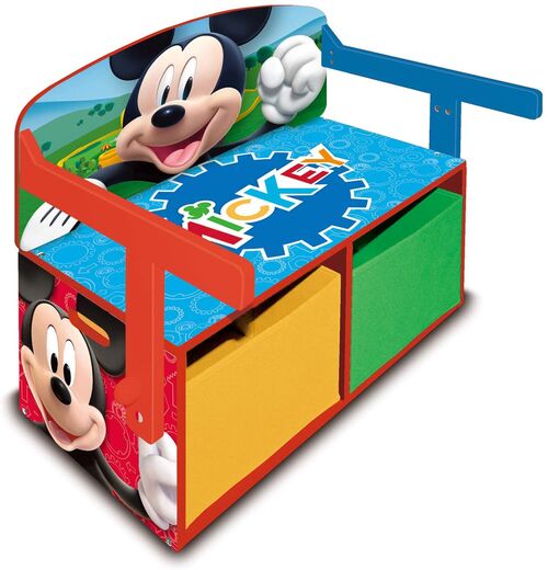 Banco juguetero-escritorio madera Mickey Mouse Disney