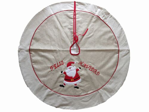 Manta pie Árbol Navidad Papá Noel 100 cm