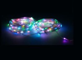 Guirnalda cordón LED profesional 12m RGB colores multifunción 220V