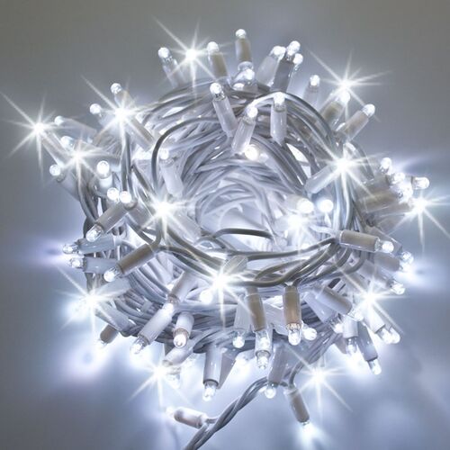 Guirnalda cordón LED profesional 44m color blanco frío 220V