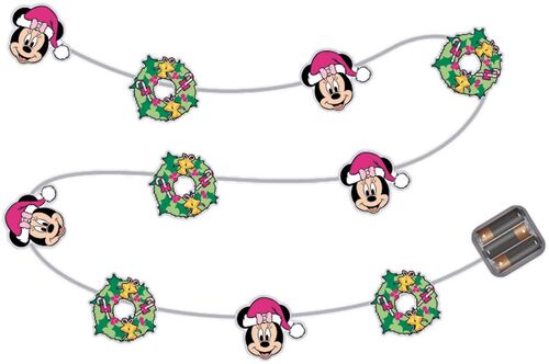 Guirnalda luz 10 leds Flash de Minnie Mouse Disney