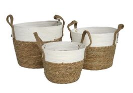 Set 3 cestas Sevilla 34 x 34 x 28 cm