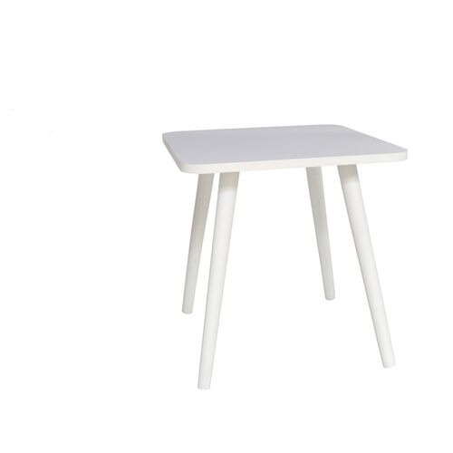 Mesa auxiliar blanca 40x40x42cm