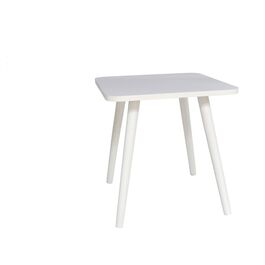 Mesa auxiliar blanca 40 x 40 x 42 cm