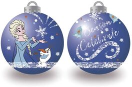 Pack 6 bolas azules Disney Frozen 8 cm