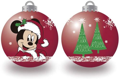 Pack 6 bolas rojas Disney Mickey Mouse 8cm