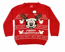 Jersey navideño rojo Mickey Mouse Disney