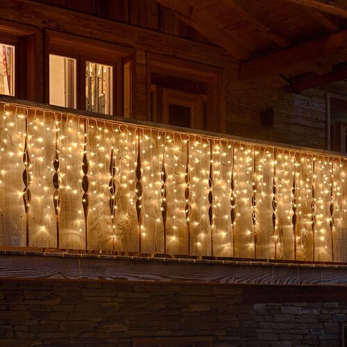 Guirnalda Icicle led profesional 3x0.50m luz clido