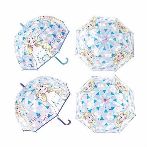 Paraguas burbuja manual Frozen II  48 cm